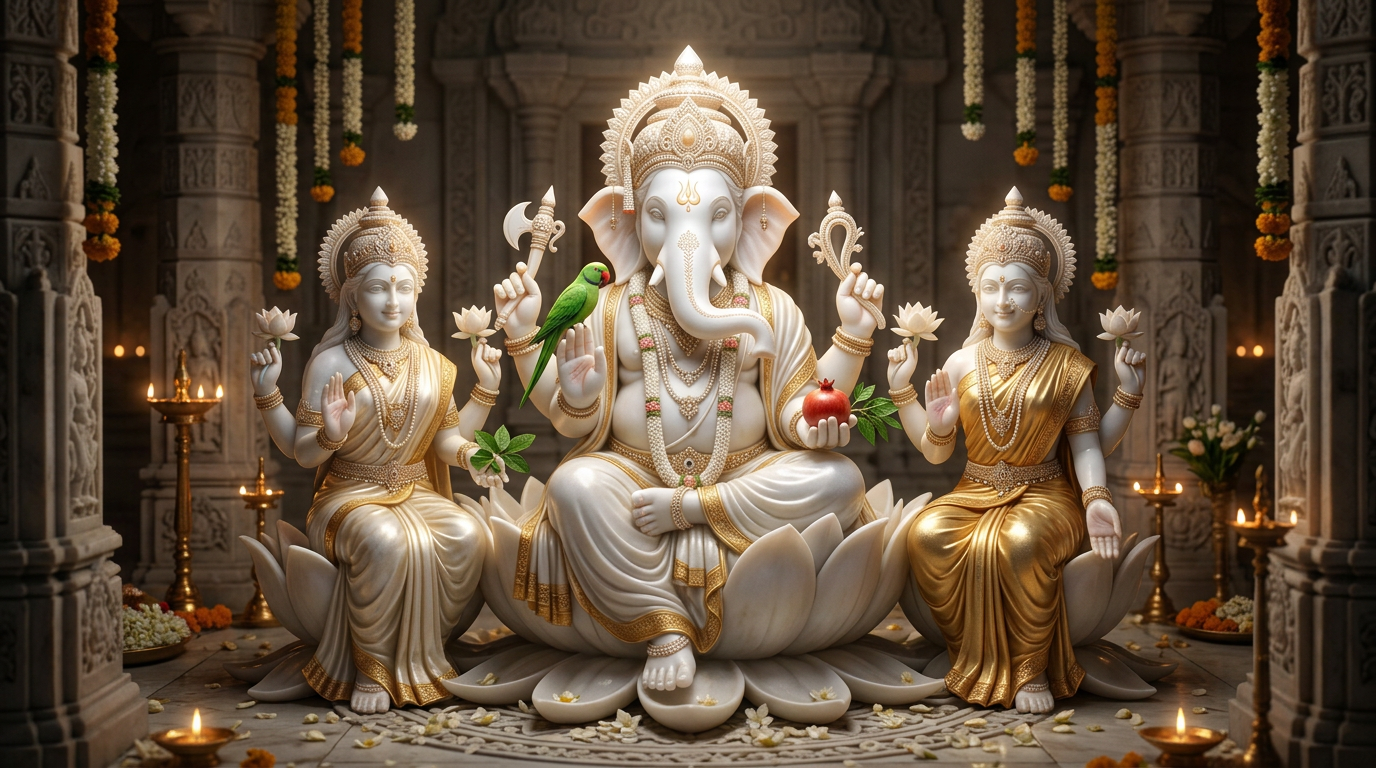 Lakṣmī Gaṇapati — Lord of Auspicious Fulfilment