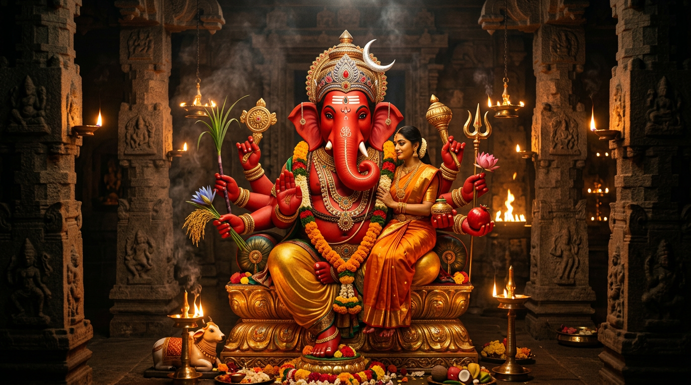 Mahā Gaṇapati — The Great Tantric Gaṇapati