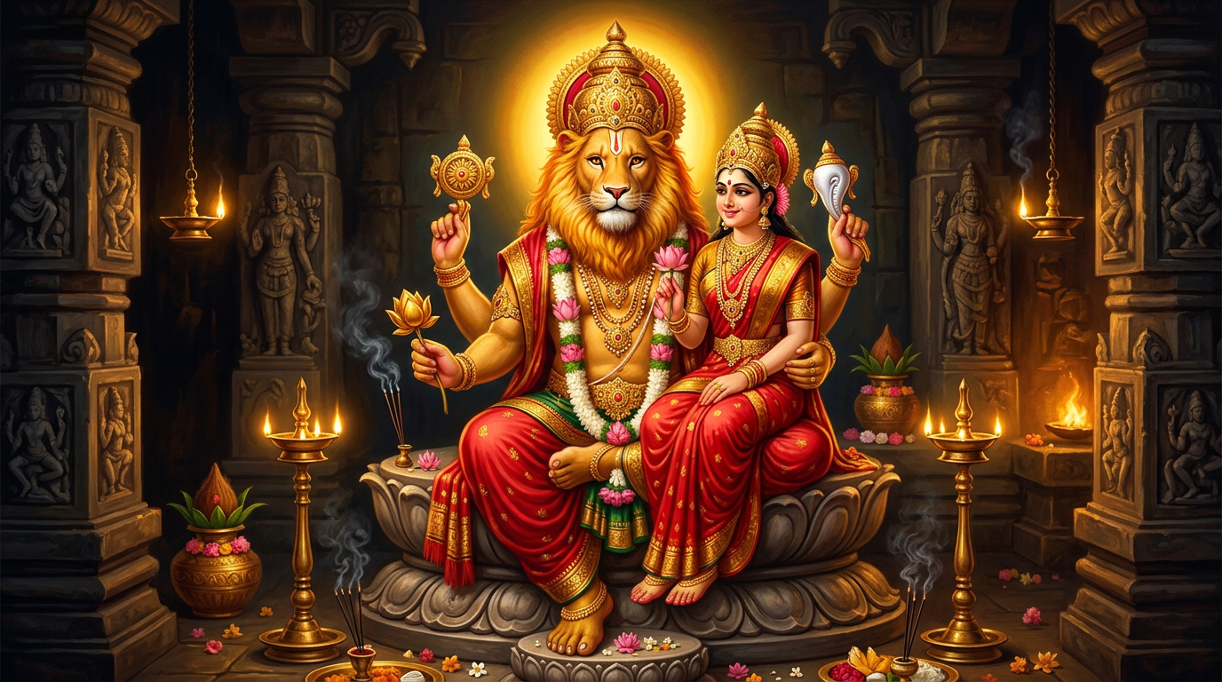 Mālola Narasiṁha — Beloved of Lakṣmī