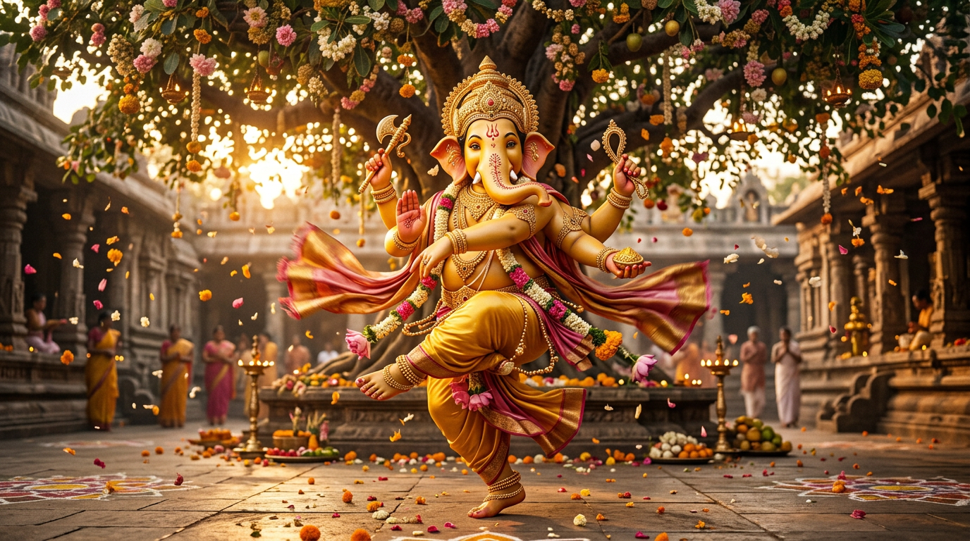 Nṛtya Gaṇapati — Lord of the Sacred Dance