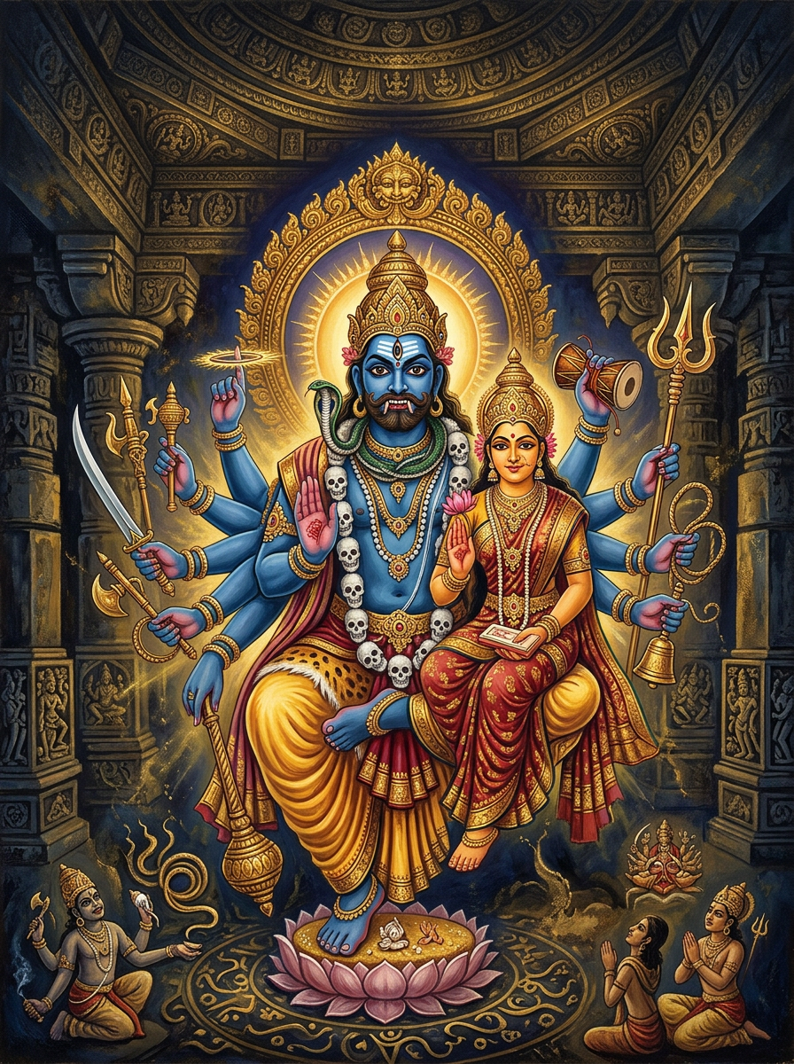 Samhara Bhairava — The Dissolver