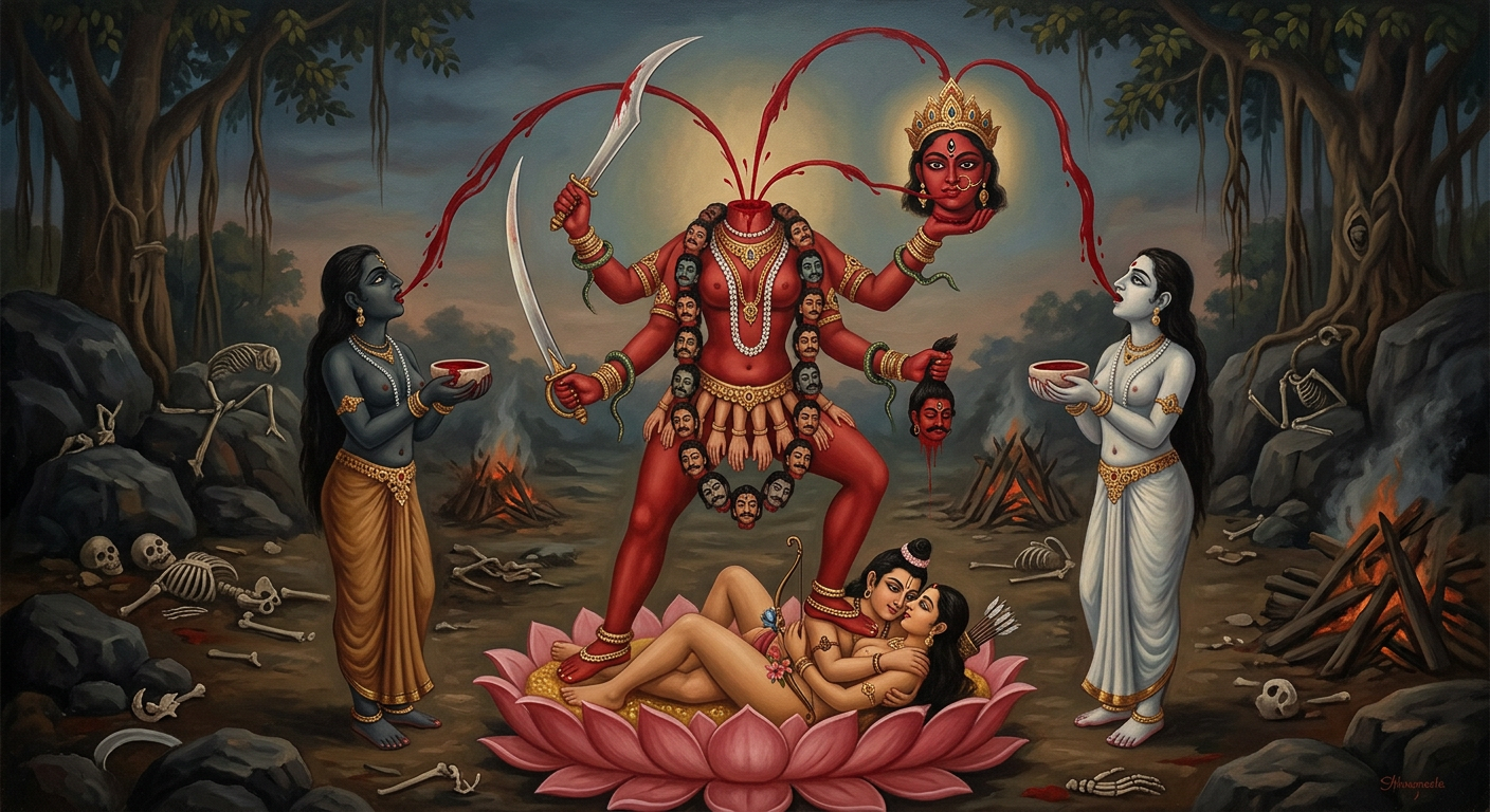 Chhinnamasta — The Self-Decapitated Goddess