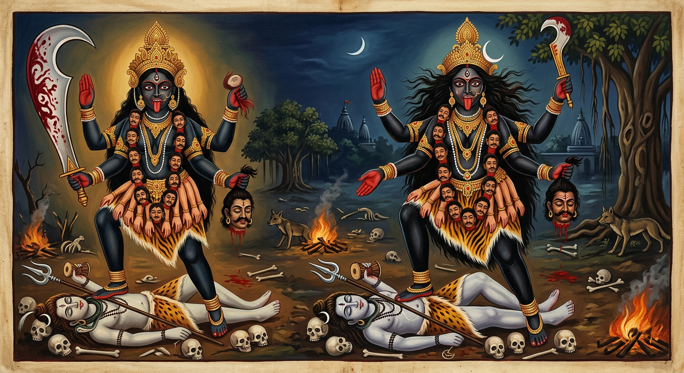 Kali — The Black One — Devourer of Time